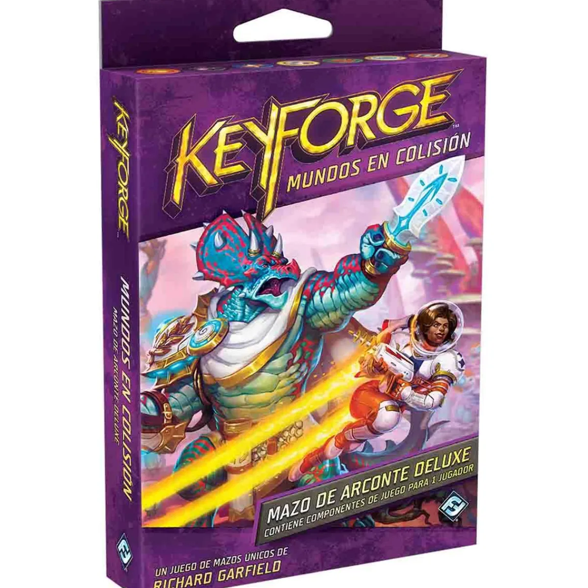ASMODEE Friki Zone|Juegos Y Puzzles*KeyForge - Mundos en Colisión Mazo de Arconte Deluxe - Juego de Cartas