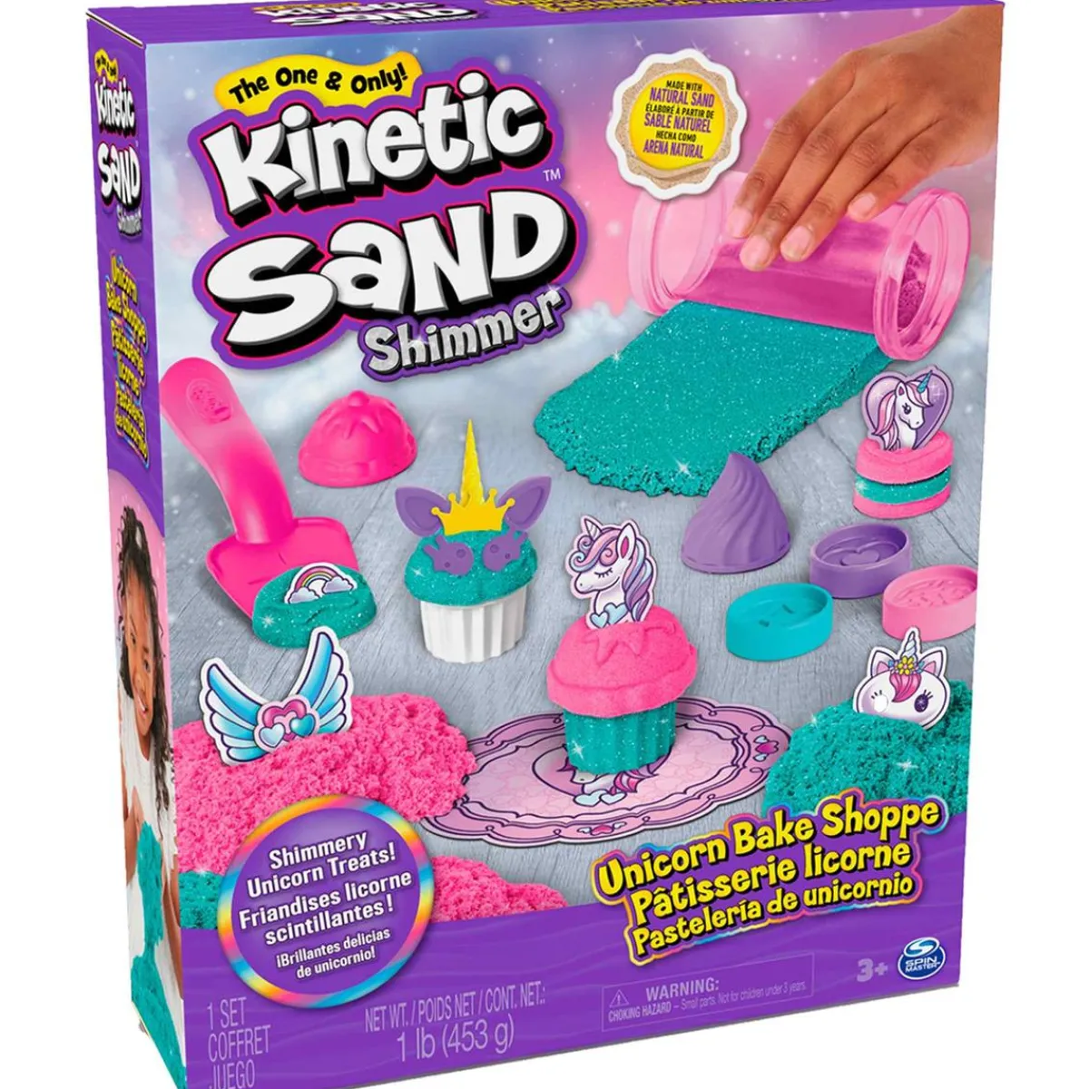 SPIN MASTER Steam|Arte Y Manualidades*Kinetic Sand Pastelería de unicornio