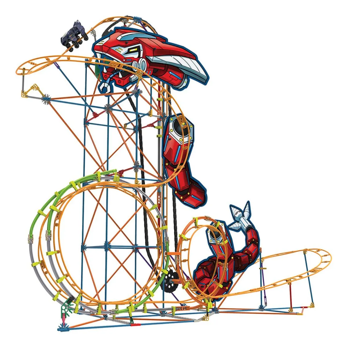 CHICOS Juguetes De Construcción*K'NEX - Montaña Rusa Mecha Strike