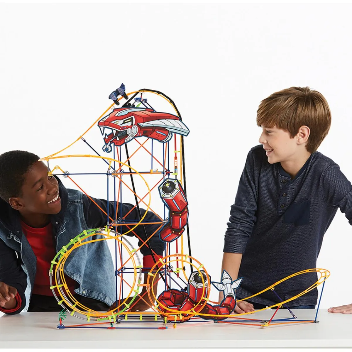 CHICOS Juguetes De Construcción*K'NEX - Montaña Rusa Mecha Strike