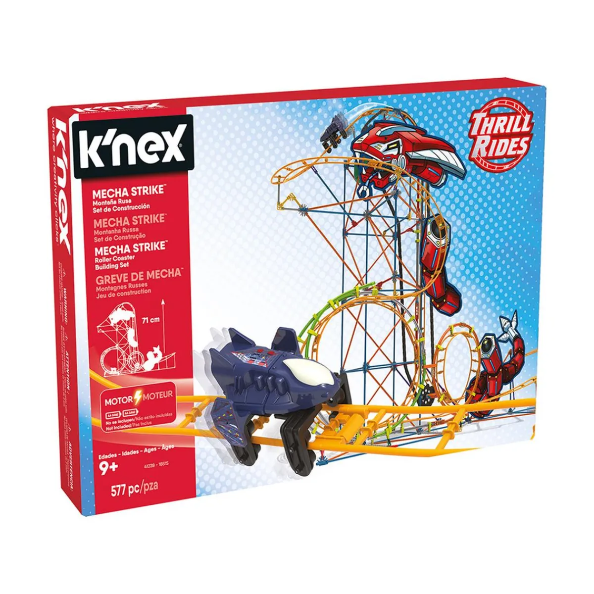 CHICOS Juguetes De Construcción*K'NEX - Montaña Rusa Mecha Strike