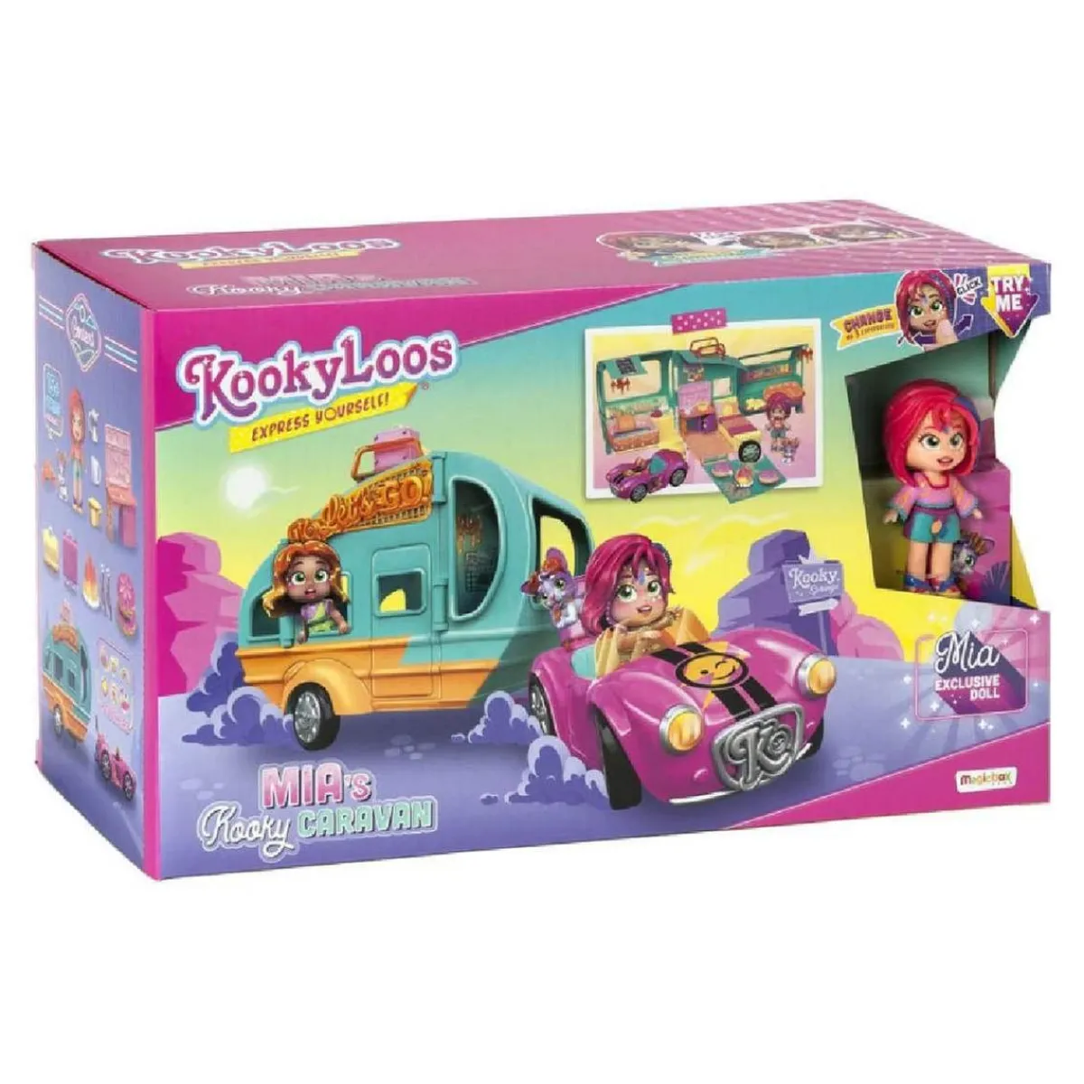 KOOKYLOOS Coleccionables Y Mini Mundos*- La Kooky Caravana de Mia