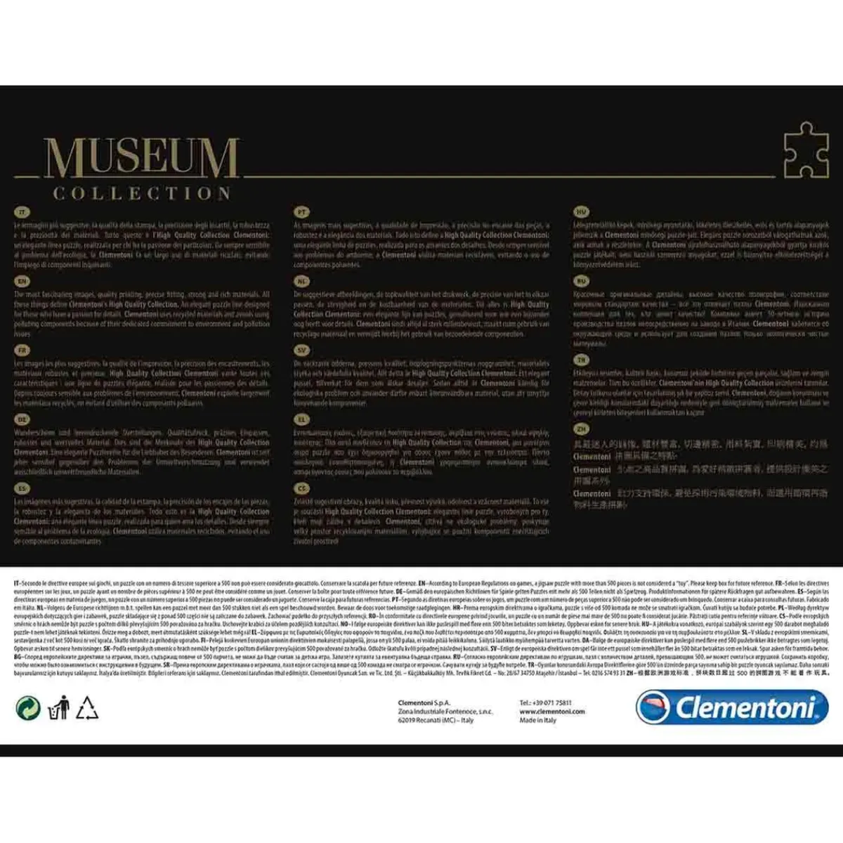 CLEMENTONI Juegos Y Puzzles*La Grande Onda de Hokusai - Puzzle 1000 piezas