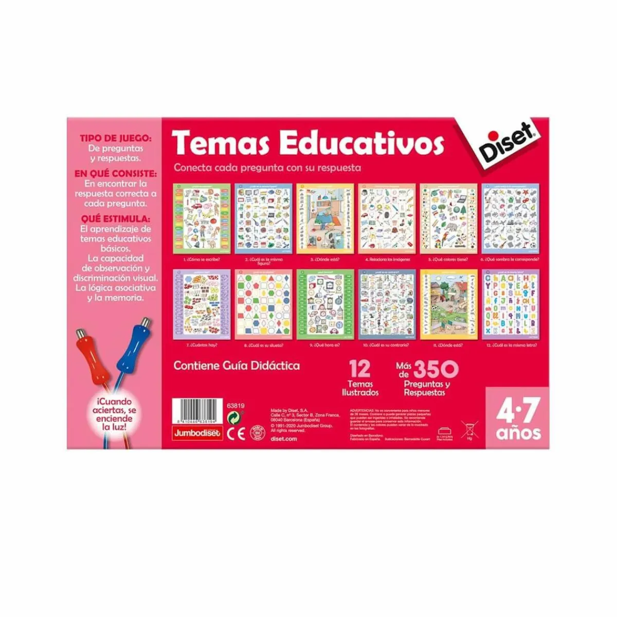 DISET Juguetes Educativos Y Libros|Juegos Y Puzzles*Lectron - Temas Educativos
