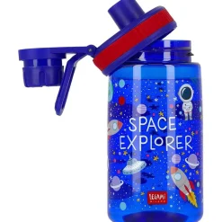 TOYS "R" US Estilo De Vida*Legami - Botella infantil espacial ligera, cierre hermético y sin BPA, 400 ml.