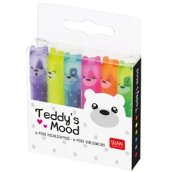 TOYS "R" US Estilo De Vida*Legami - Set de 6 mini subrayadores Teddy's Moon