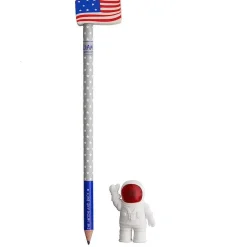 TOYS "R" US Estilo De Vida*Legami - Set de escritorio lunar - 2 gomas y un lápiz ㅤ