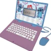 LEXIBOOK Juguetes Educativos Y Libros*- Ordenador portátil educativo bilingüe Disney Stitch
