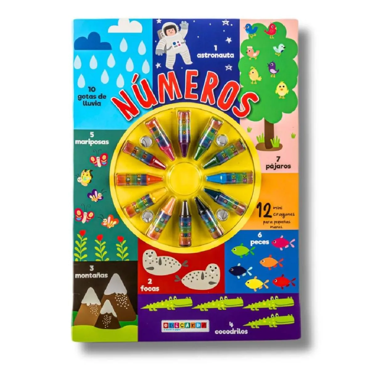 TOYS "R" US Juguetes Educativos Y Libros*Libro con pinturas de cera (varios modelos)