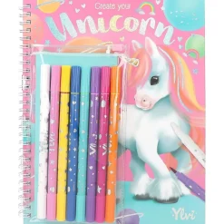 DEPESCHE Estilo De Vida*Libro de colorear Ylvi con rotuladores Unicornio