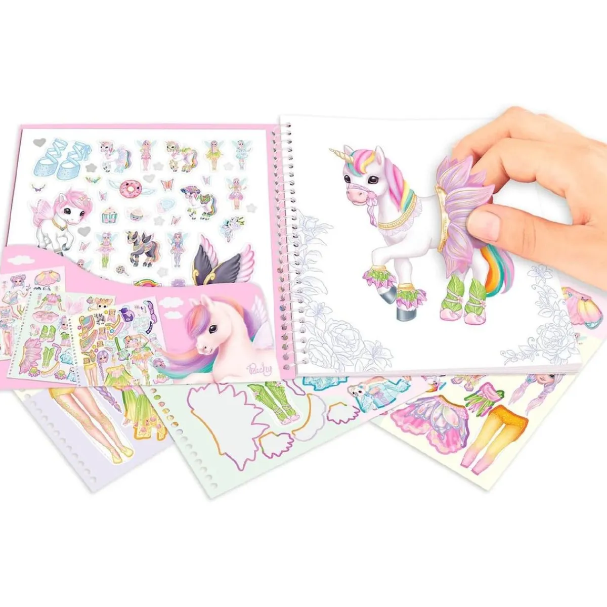 DEPESCHE Estilo De Vida*Libro de pegatinas ylvi dress me up