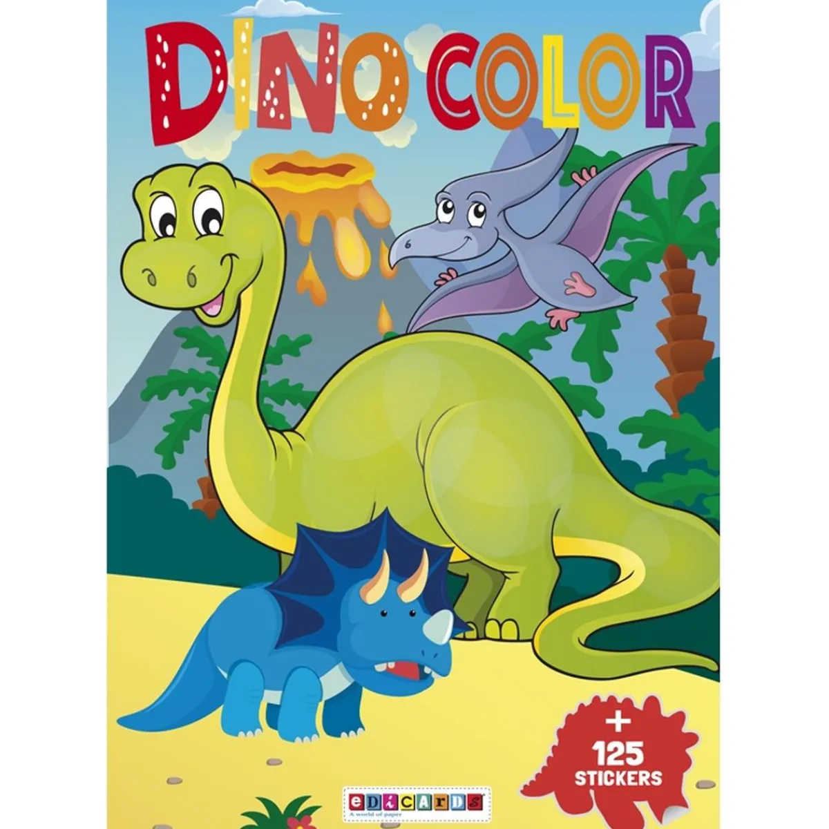 TOYS "R" US Juguetes Educativos Y Libros*Libro infantil con actividades para colorear + 125 pegatinas interactivas (Varios modelos)