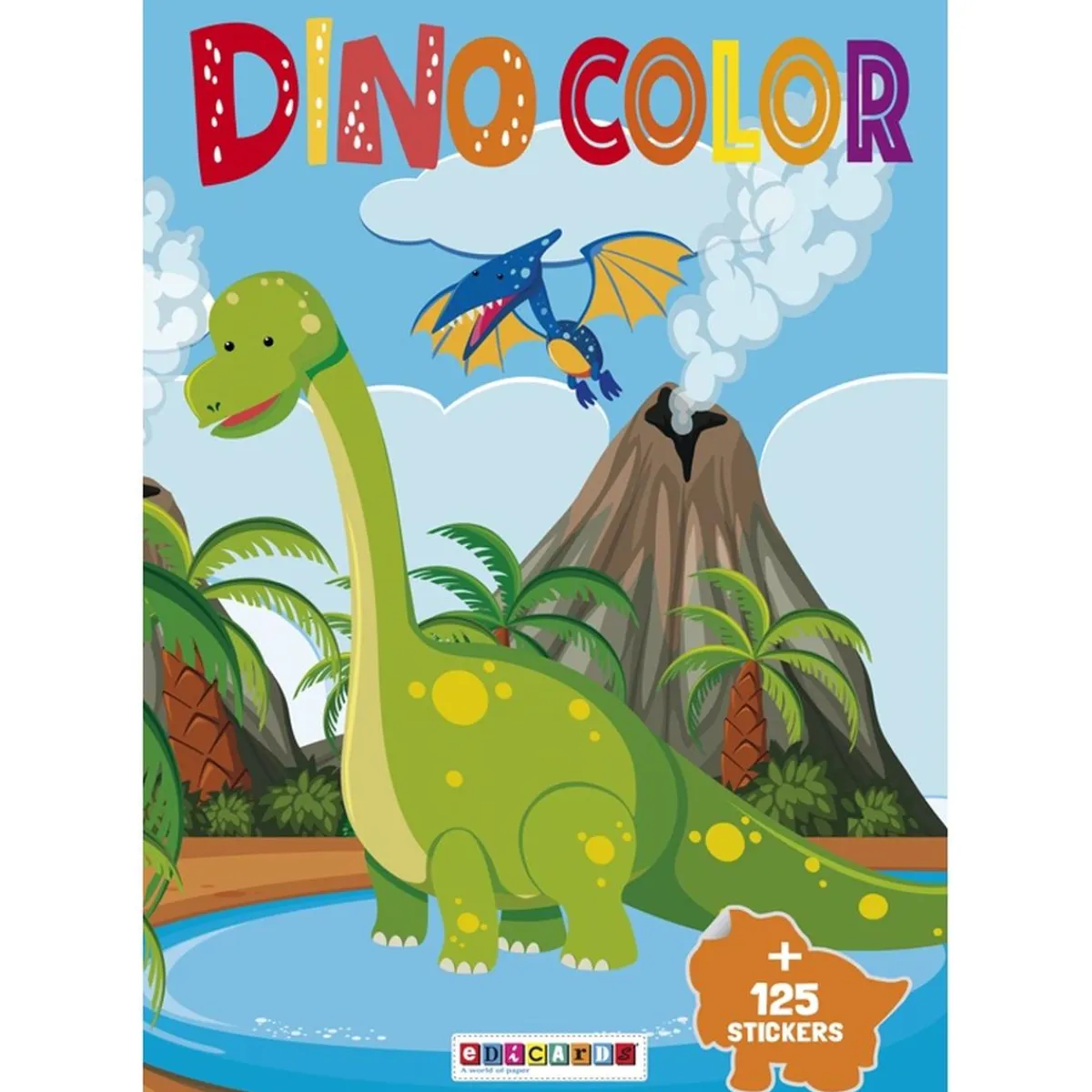 TOYS "R" US Juguetes Educativos Y Libros*Libro infantil con actividades para colorear + 125 pegatinas interactivas (Varios modelos)