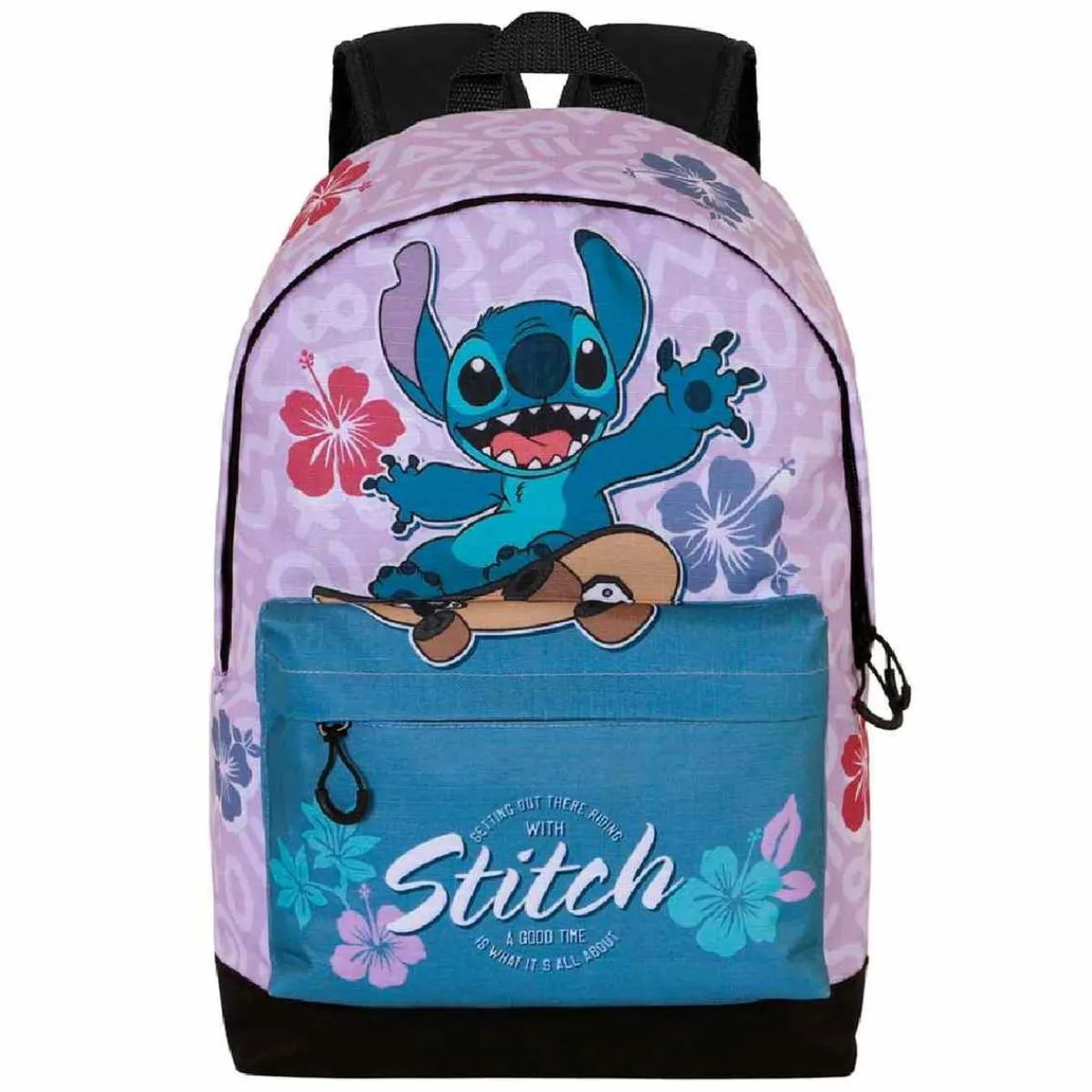 KARACTER MANIA Material Escolar*Lilo & Stitch - Mochila 44cm HS Fan 2.2 - Skate