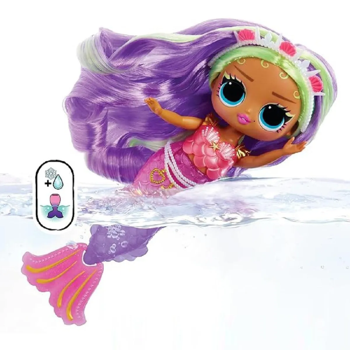LOL SURPRISE Coleccionables Y Mini Mundos*L.O.L. Surprise - Cleo Cove - Muñeca Tweens Sirena