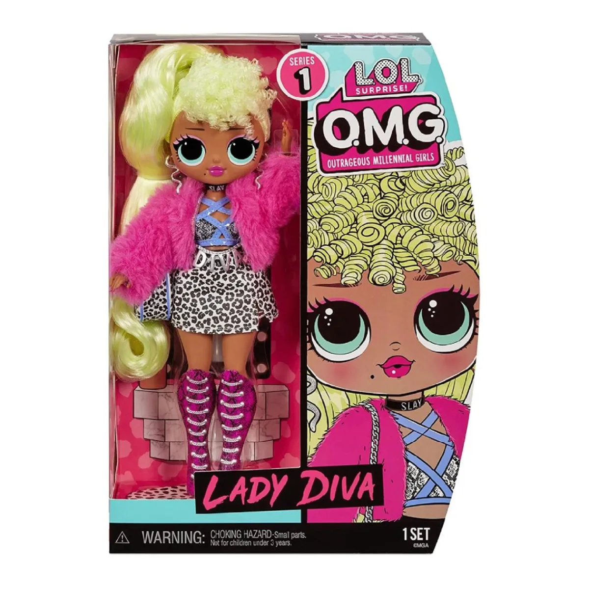 LOL SURPRISE Coleccionables Y Mini Mundos*- Lady Diva - Muñeca OMG Serie 1