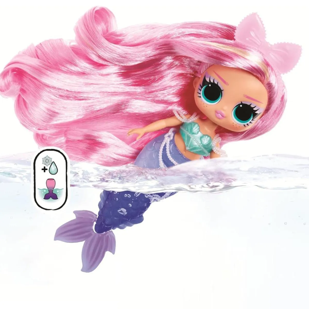 LOL SURPRISE Coleccionables Y Mini Mundos*L.O.L. Surprise - Lola Waves - Muñeca Tweens Sirena