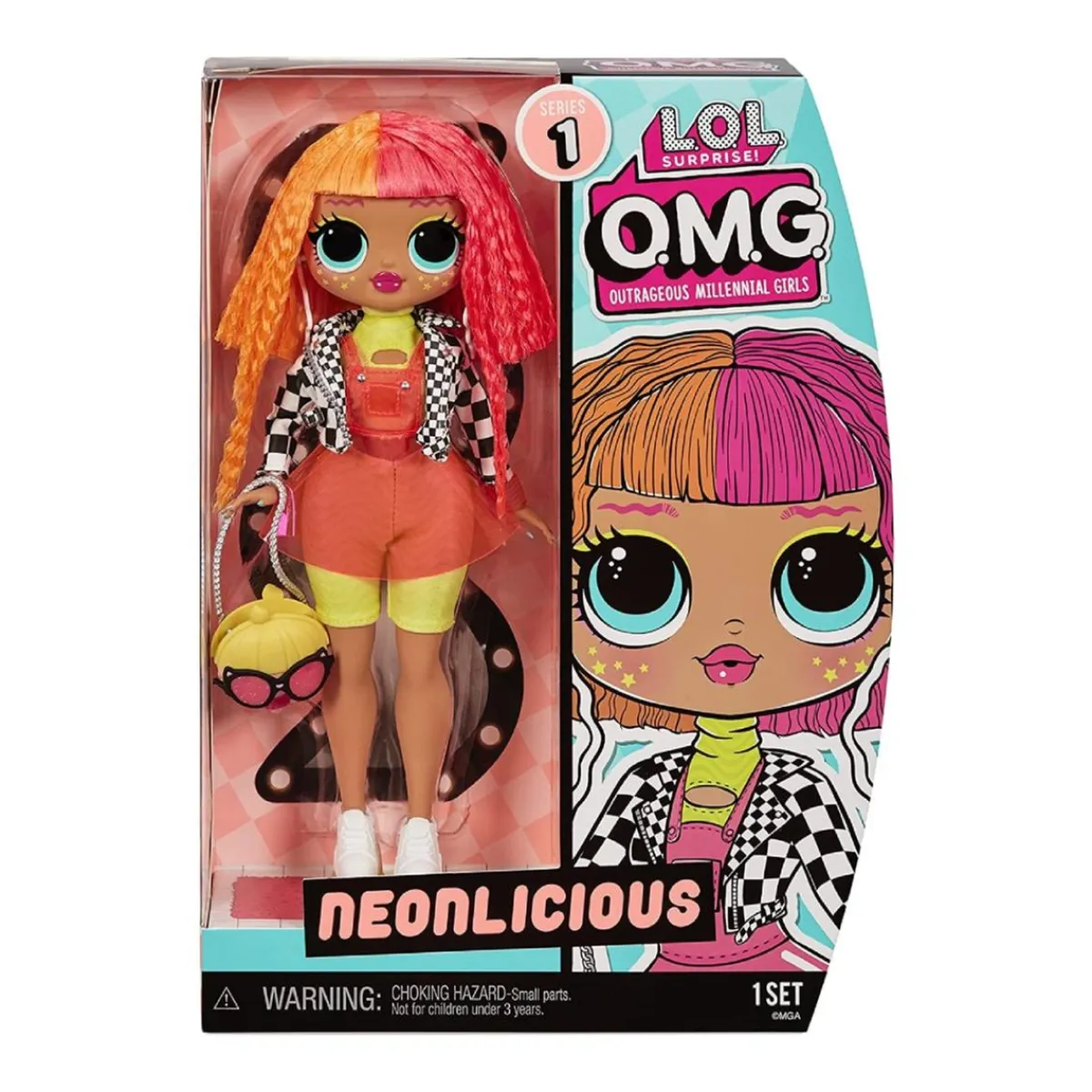 LOL SURPRISE Coleccionables Y Mini Mundos*- Neonlicious - Muñeca OMG Serie 1