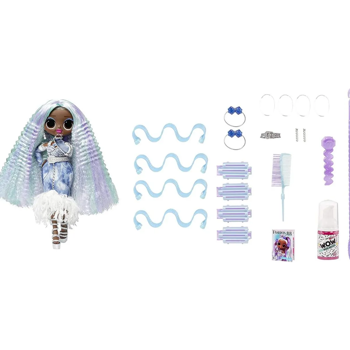 LOL SURPRISE Coleccionables Y Mini Mundos*- OMG Fashion Show Style Edition Lady Braids