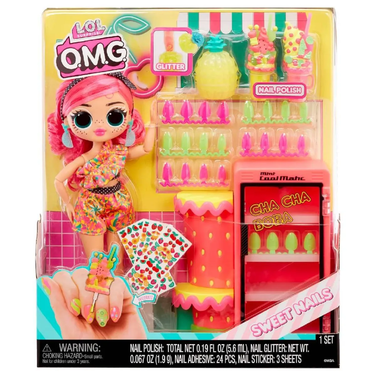 LOL SURPRISE Coleccionables Y Mini Mundos*- OMG Sweet Nails - Pinky Pops Sweet Shop