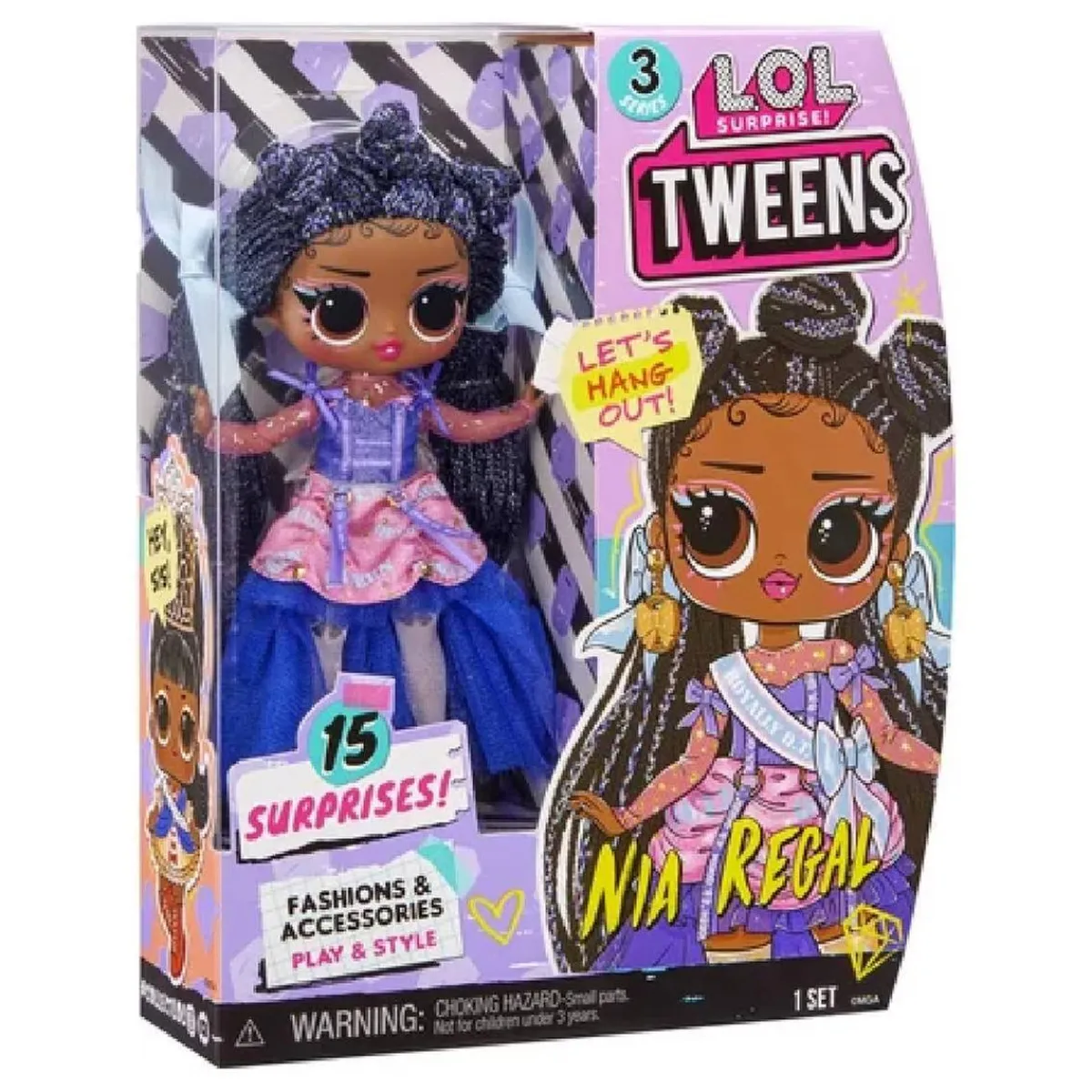 LOL SURPRISE Coleccionables Y Mini Mundos*- Tweens Doll S3 - Nia Regal