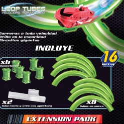 GLOP GAMES Vehículos Y Circuitos*Loop Tubes - Pack de Pistas