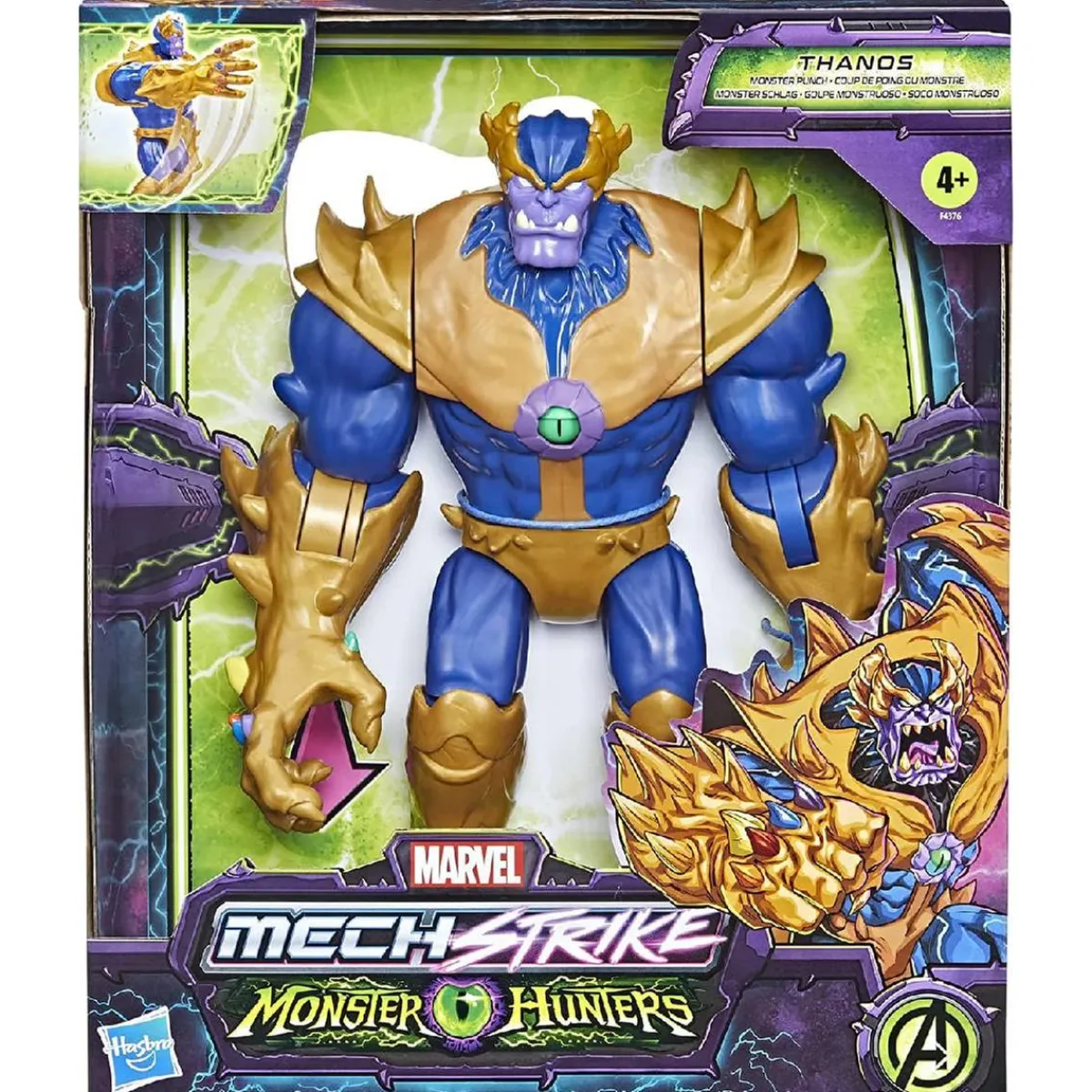 HASBRO EUROPEAN Figuras De Acción*Los Vengadores - Monster Hunters - Thanos golpe monstruoso