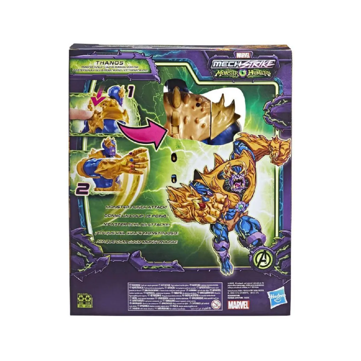 HASBRO EUROPEAN Figuras De Acción*Los Vengadores - Monster Hunters - Thanos golpe monstruoso