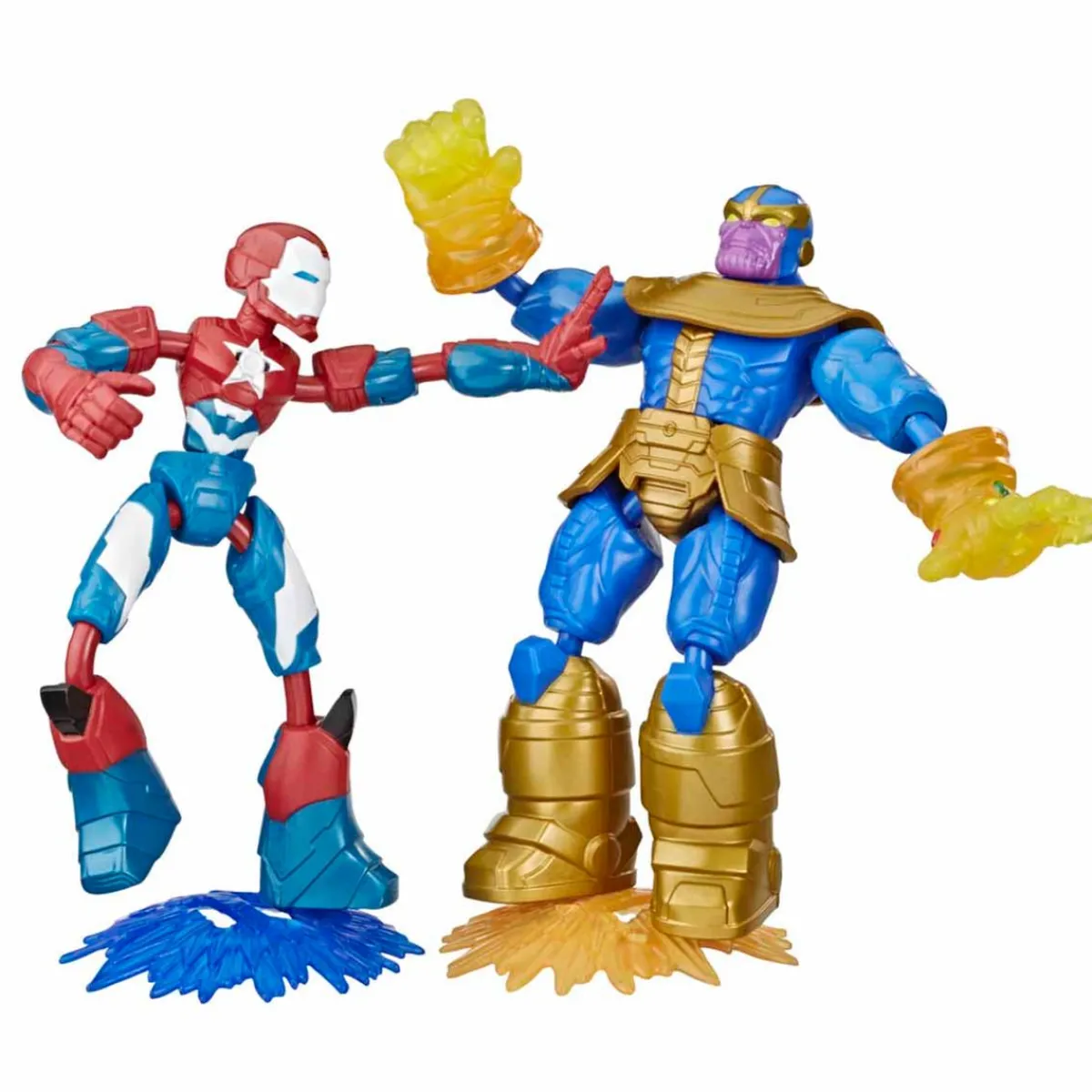 HASBRO EU TRADING Figuras De Acción*Los Vengadores - Pack 2 Figuras Bend and Flex
