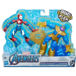 HASBRO EU TRADING Figuras De Acción*Los Vengadores - Pack 2 Figuras Bend and Flex