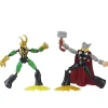 LOS VENGADORES Figuras De Acción*- Thor VS Loki Bend and Flex