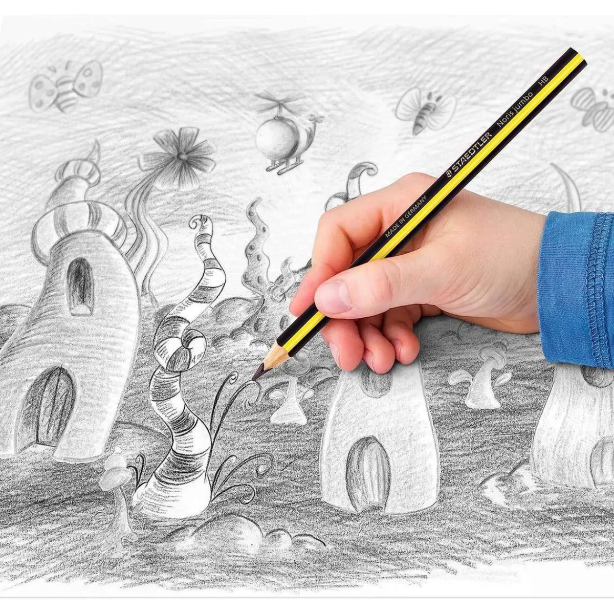 TOYS "R" US Material Escolar*Lápiz Jumbo con Goma de Borrar y Sacapuntas