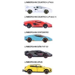 MAJORETTE Vehículos Y Circuitos*- Lamborgini - 5 Coches
