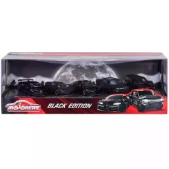 MAJORETTE Vehículos Y Circuitos*- Pack 5 Coches Black Edition