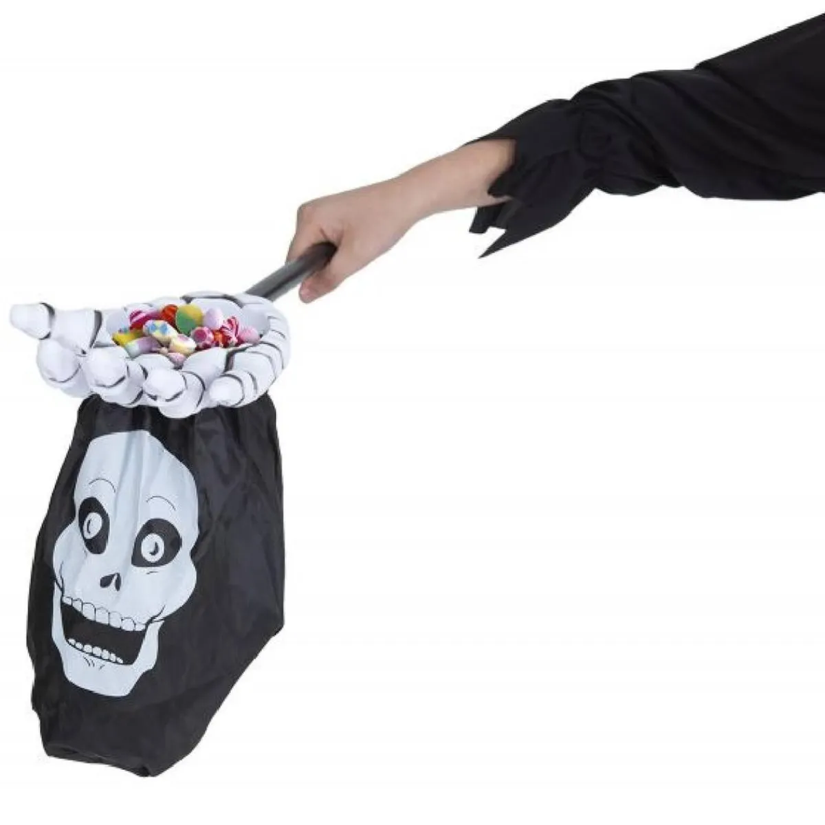 RUBIE'S Disfraces|Halloween*Mano skull atrapa caramelos