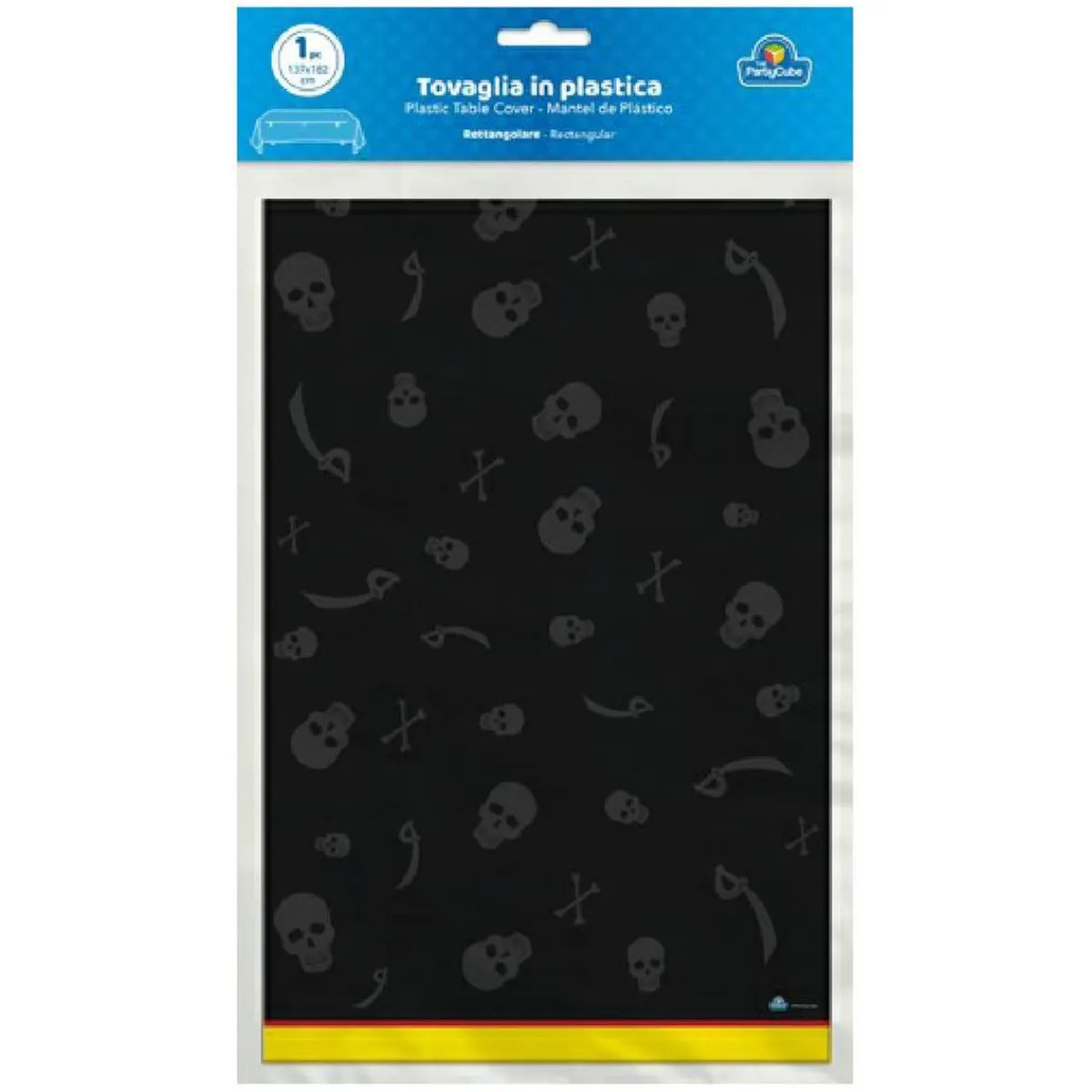 TOYS "R" US Artículos De Fiesta Y Regalos*Mantel de plástico reciclado - Calavera Pirata