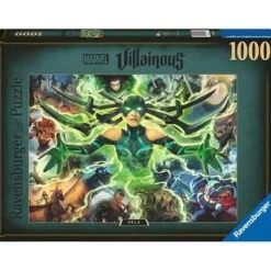 RAVENSBURGER IBÉRICA Juegos Y Puzzles*Marvel - Puzzle de 1000 piezas Marvel Villainous: Hela, rompecabezas para adultos ㅤ