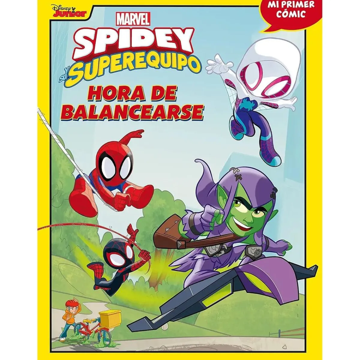 SPIDERMAN Juguetes Educativos Y Libros*Marvel - Spidey y su superequipo. Hora de balancearse ㅤ