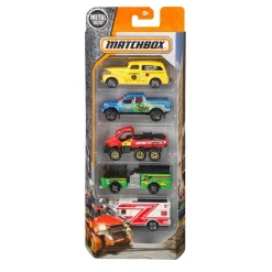MATTEL Vehículos Y Circuitos*Matchbox - Pack 5 vehículos (varios modelos)