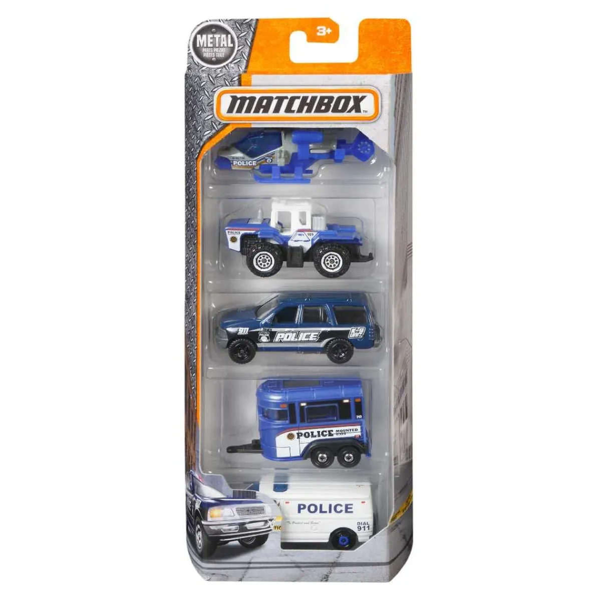 MATTEL Vehículos Y Circuitos*Matchbox - Pack 5 vehículos (varios modelos)