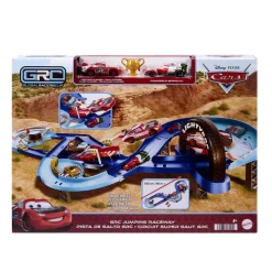 MATTEL Vehículos Y Circuitos*- Cars - Set de pistas y vehículos Global Racers pista de salto