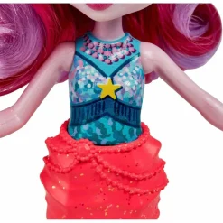 MATTEL Muñecas*- Enchantimals - Ocean Kingdom muñeca Sedda Sea Horse con familia de caballitos de mar ㅤ