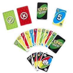 MATTEL Friki Zone|Juegos Y Puzzles*- Juego de cartas UNO Split familiar y flexible ㅤ