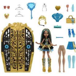 MATTEL Muñecas*- Monster High - Muñeca Skulltimate Cleo con armario y accesorios