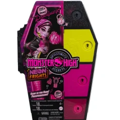 MATTEL Muñecas*- Monster High - Muñeca Draculaura Neon Frights con accesorios luminosos ㅤ
