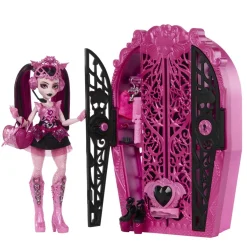 MATTEL Muñecas*- Monster High - Muñeca Draculaura Skulltimate con armario y accesorios