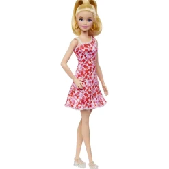 MATTEL Muñecas*- Muñeca Barbie Fashionista con vestido rosa y accesorios ㅤ