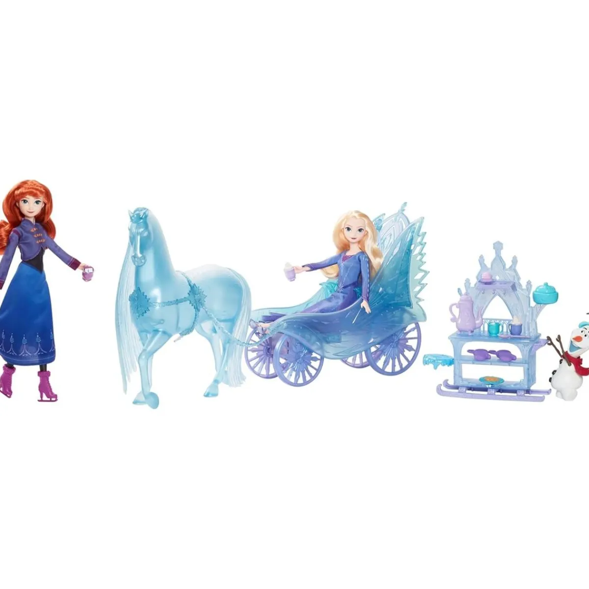 MATTEL Muñecas*- Muñeca Frozen Elsa y Nokk con carruaje
