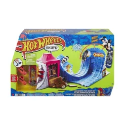 MATTEL Vehículos Y Circuitos*- Parque de skate con monopatín de juguete y zapatillas para dedos ㅤ