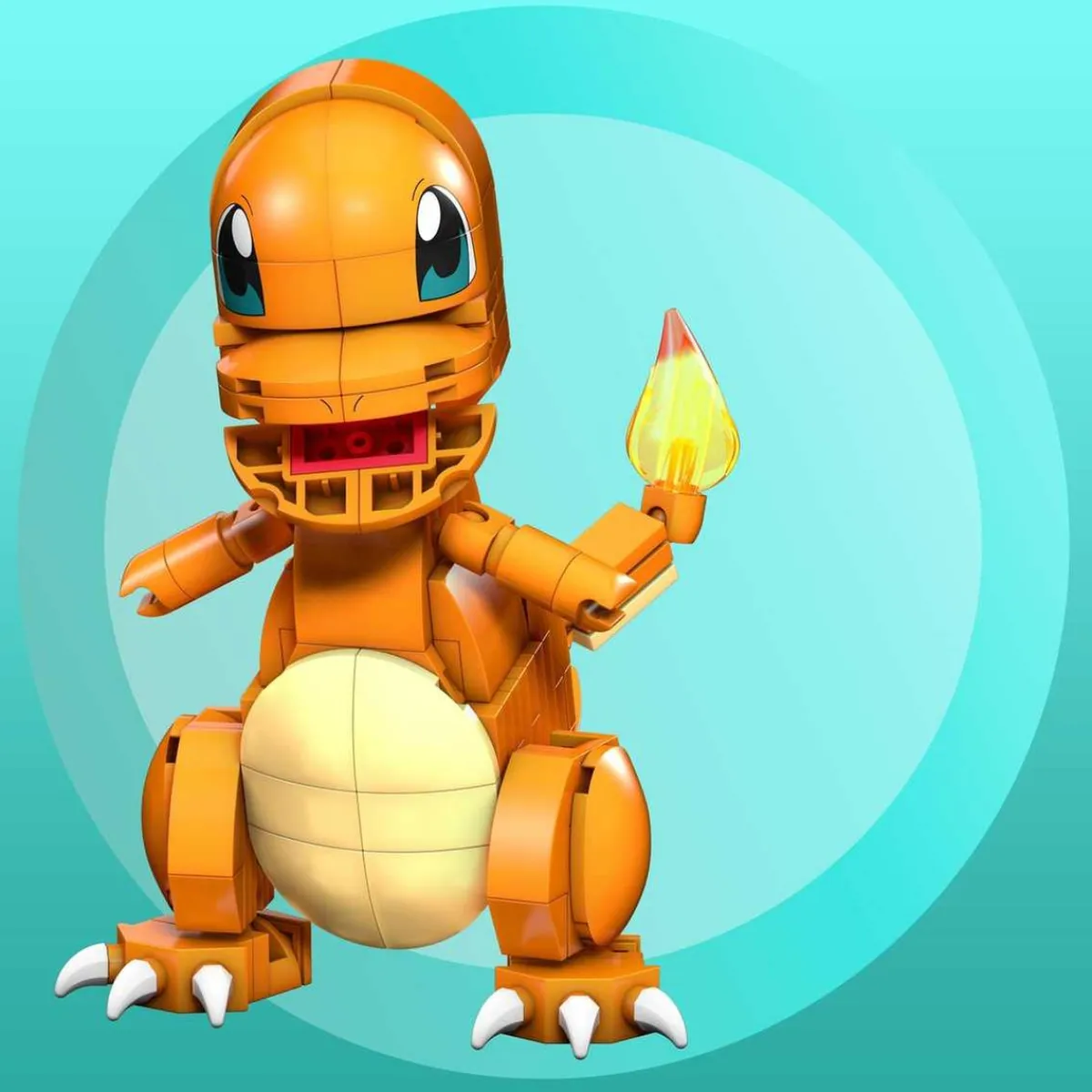 MATTEL Juguetes De Construcción*- Pokemon - Figura de construcción Mega Construx Pokémon Charmander Naranja ㅤ